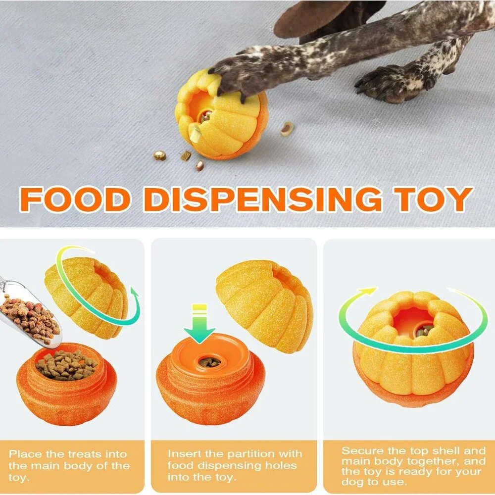 Unbreakable Dog Frozen Treat Toy Treat Dispensing Indestructible Dog Toy Chew
